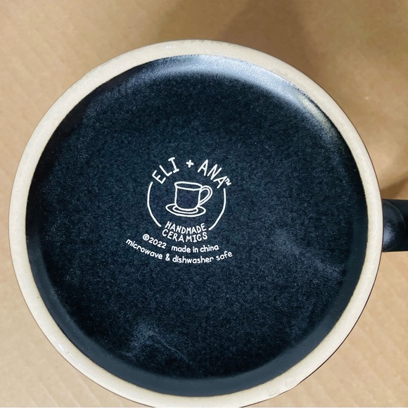 Halloween Charlie Cat  DOD 22oz Coffee Mug Eli & Anna 2022 Handmade Sugar Skull - Picture 5 of 5